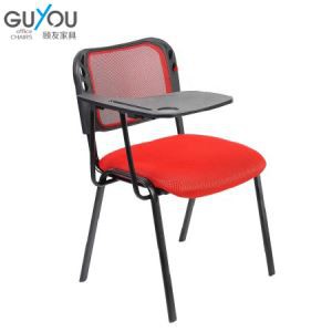 Y-1818C Sedia da ufficio in rete con seduta in tessuto rosso con tablet