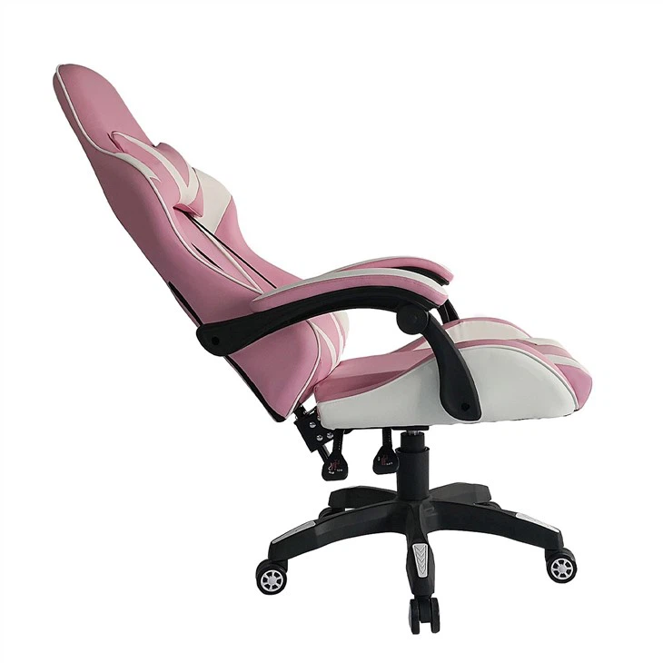 Y-1-2438 Lady Women's Gift Lovely Pink Reclining Ergonomic Computer Gaming Chair